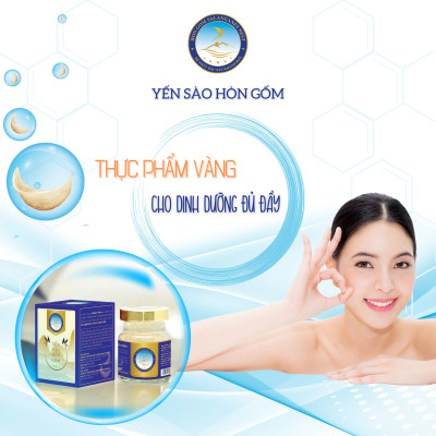 [Combo 12 Hũ] Tổ Yến Sào Chưng Đường Ăn Kiêng - Yến Sào Hòn Gốm Chính Hiệu Khánh Hoà - HGK NEST 