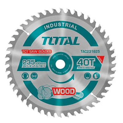 LƯỠI CƯA GỖ HỢP KIM TCT 60 RĂNG SIZE TỪ 180MM-350MM TOTAL - HÀNG CHÍNH HÃNG