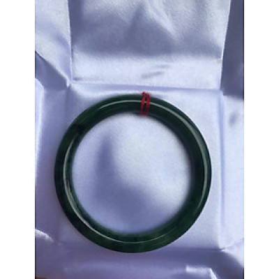 VÒNG CẨM THẠCH DẦU A54 BÓNG ĐẸP XANH XẬM ĐEN BÓNG DẦU ĐÁ THIÊN NHIÊN NỮ 50kg đến 58kg 