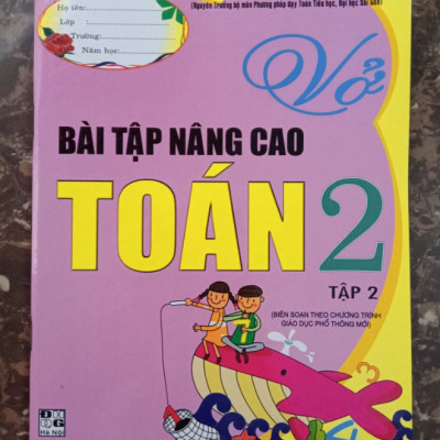 Sách - Vở bài tập nâng cao Toán 2 tập 2 (Biên soạn theo chương trình giáo dục phổ thông mới)
