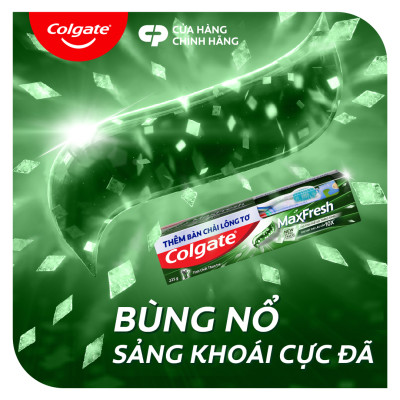 Bộ 3 kem đánh răng Maxfresh Tinh chất than tre 180g