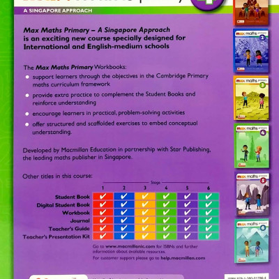 Max Maths Primary A Singapore Approach Grade 4 Workbook