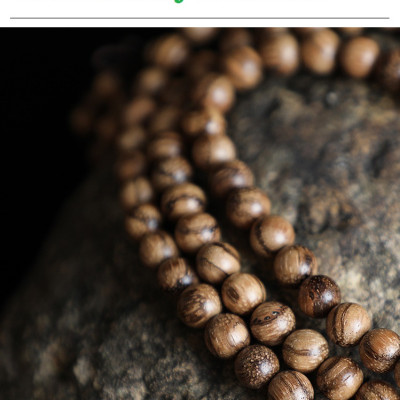 Combo Vòng chuỗi đeo tay đôi Trầm Hương Nam Nữ 108 hạt, kèm hộp đựng lót Nhung, Lụa