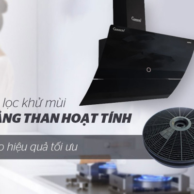 Máy hút mùi kính cong CANAVAL CA8970 - Hàng nhập khẩu
