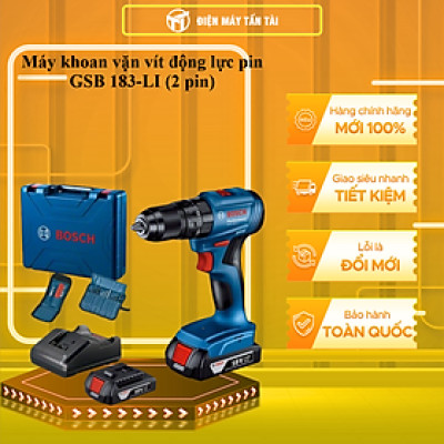 Máy khoan vặn vít động lực pin GSB 183-LI (2 pin)