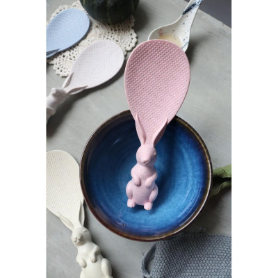 Muôi Thỏ Xới Cơm Nhiều Màu Lựa Chọn, Kiểu Dáng Dễ Thương, Tự Đứng Độc Lập, Nhựa Chất Lượng Cao, An Toàn, TakyHome 5450