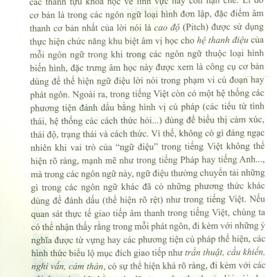 Các Mô Hình Ngữ Điệu Tiếng Việt Theo Mục Đích Giao Tiếp (Sách chuyên khảo)