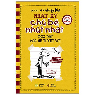 Nhật Ký Chú Bé Nhút Nhát - Tập 4: Mùa Hè Tuyệt Vời (Song ngữ Anh Việt)