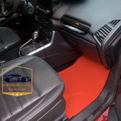 [FORD EVEREST] Thảm Trải Sàn, Lót Sàn Ô Tô Cao Su Eudora CloudFoam Thiết Kế Theo Xe Dành Cho Xe FORD EVEREST, Chống Nước, Không Mùi, Ngăn Bụi Bẩn, Dễ Vệ Sinh - Hàng Chính Hãng