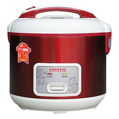 Nồi cơm điện SATO S30-30F 3 lít (Màu đỏ)  - Hàng chính hãng