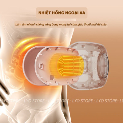 quà tặng phụ nữ- Đai massage bụng 10 chế độ- Đai chườm nóng đau bụng kinh tại Nguyễn Gia group Cao Đạt