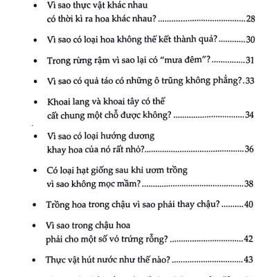 Những Điều Lạ Em Muốn Biết - Hiểu Về Thực Vật