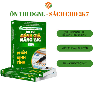 Combo Sách ôn thi đánh giá năng lực Hà Nội (Định tính + Định Lượng + Khoa Học Tự Nhiên) - HSA Book
