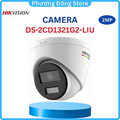 Camera IP HIKVISION bán cầu DS-2CD1321G2-LIU 2MP, Tích hợp Micro, Hồng ngoại lên đến 20m, phát hiện người và phương tiện ,.-Hàng chính hãng