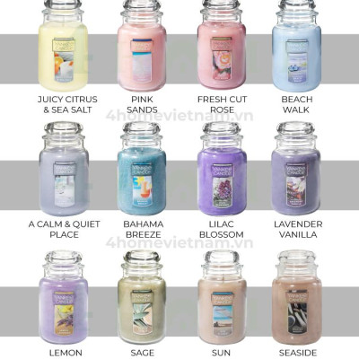 Nến hũ Yankee Candle size L - Farm Fresh Peach (623g)