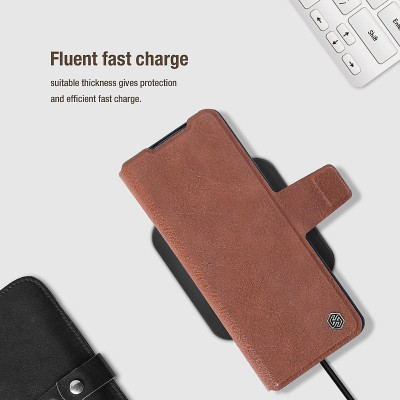 Bao da cho Galaxy Z Fold 7 / Z Fold 6 Nillkin Aoge có nhét bút - hàng chính hãng