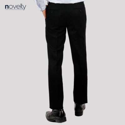 Quần tây nam Novelty 0Ply Regular fit màu đen hoa văn chìm NQTMMDNT3R2204820