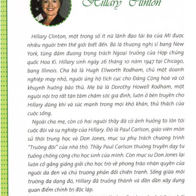 Who? Chuyện Kể Về Danh Nhân Thế Giới - Hillary Clinton (Tái Bản 2023)