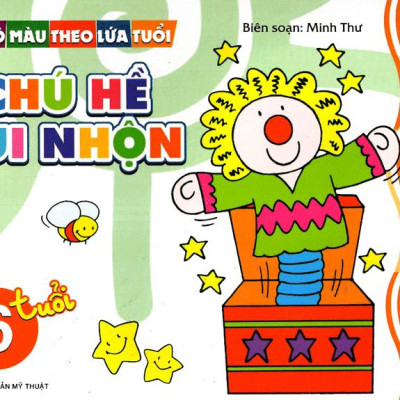 Bộ Sách Tô Màu Theo Lứa Tuổi: Gấu Con Tập Tô Màu + Chú Hề Vui Nhộn - Từ 3-6 Tuổi (Bộ 4 Cuốn)