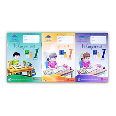 Sách - Combo Vở Luyện Viết 1 (Quyển 1+2+3)
