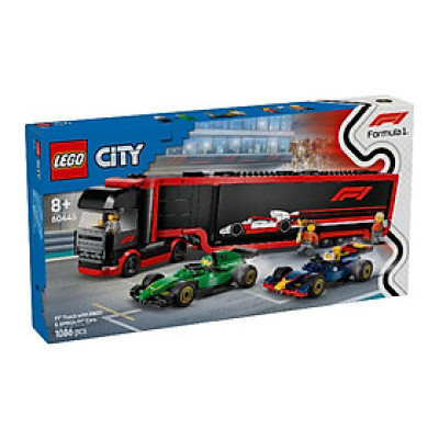 Đồ Chơi Lắp Ráp Xe Vận Chuyển Xe Đua F1 LEGO CITY 60445 (1086 chi tiết)