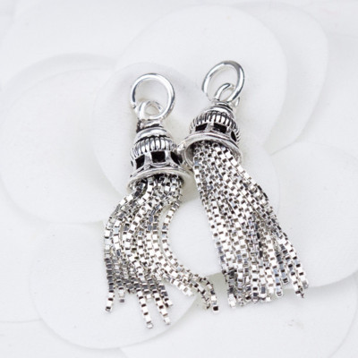 Charm bạc chuông tua rua treo - Ngọc Quý Gemstones