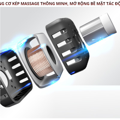Máy massage đấm bóp thư giãn cổ vai gáy lưng aYosun Hàng Chính Hãng- 2.2kg, hàng cao cấp