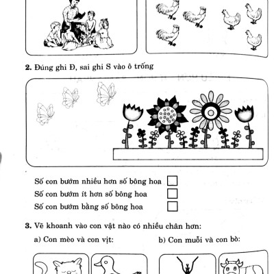 Học Và Hành Toán 1 Tập Một (Theo Chương Trình Tiểu Học Mới Định Hướng Phát Triển Năng Lực) ( Tái Bản)