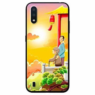 Ốp lưng dành cho Samsung A01 mẫu Tình Cha Mẹ Con