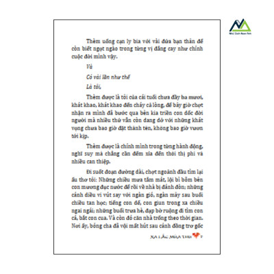 Sách - Xa Lắc Mùa Thu - Tác giả Hannah Hoàng