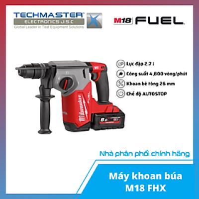 Máy khoan búa Milwaukee M18 FHX-0X (Hàng chính hãng, Bảo hành 12 tháng)