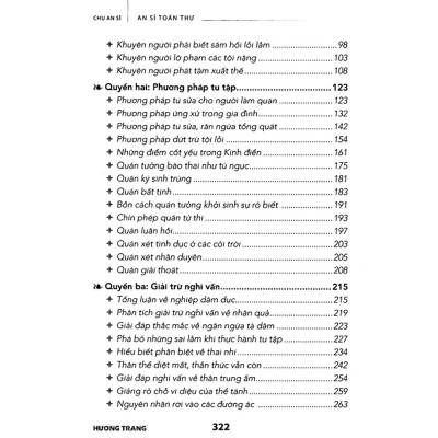 Sách -  An Sĩ Toàn Thư - Khuyên Người Bỏ Sự Tham Dục - Chính Thông Book