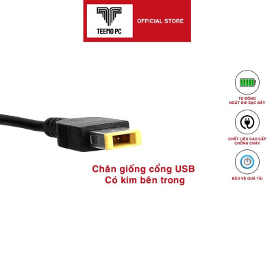 Sạc Tương Thích Cho Laptop Lenovo Yoga 500-15Ibd - Hàng Nhập Khẩu New Seal TEEMO PC TEAC963