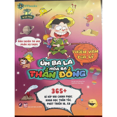 Combo 4 cuốn sách Úm ba la, hóa ra thần đồng: Động vật - Phát minh - Thiên văn - Thực vật