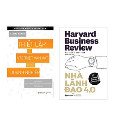 Combo Sách Kĩ Năng Kinh Doanh: Nhà Lãnh Đạo 4.0  + Thiết Lập Internet Vạn Vật Trong Doanh Nghiệp 