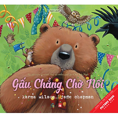 Sách tranh song ngữ Gấu chẳng chờ nổi - Ehomebooks