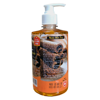 Combo 2 chai nước rửa tay Hand Soap 500ml Hương Cam Quế 