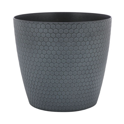Chậu trồng cây bằng nhựa PP SANDORA, màu đen, 20x22x20 cm | Index Living Mall - Phân phối độc quyền tại Việt Nam