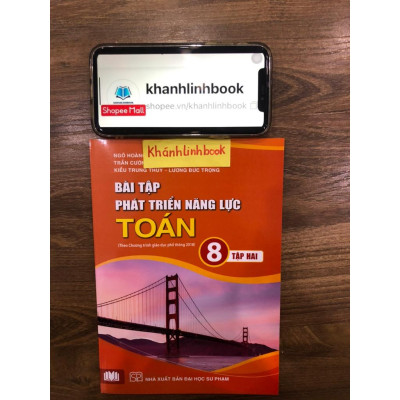 Sách - Combo Bài tập phát triển năng lực Toán 8 - tập 1 + 2 ( cánh diều )