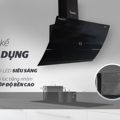 Máy hút mùi kính cong CANAVAL CA8970 - Hàng nhập khẩu