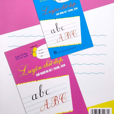 Luyện Chữ Đẹp Chữ Nghiêng Nét Thanh, Đậm