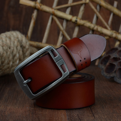 Thắt Lưng Da Bò Chính hãng COWATHER XF001 Nâu Vàng