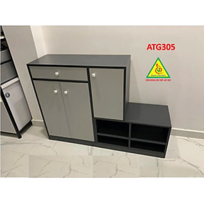 Tủ đựng giày bằng gỗ có ghế ngồi ATG305