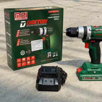 MÁY KHOAN DÙNG PIN 21V DEKTON M21-ID10BL- HÀNG CHÍNH HÃNG