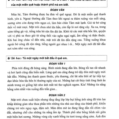 Những Bài Làm Văn Mẫu 5 (Dùng Chung Cho Các Bộ SGK Hiện Hành) (HA)