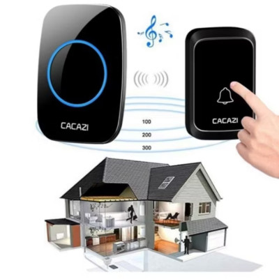 BỘ CHUÔNG CỬA BÁO KHÁCH KHÔNG DÂY XA 200M HÀNG CAO CẤP 