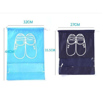 Set 10 Túi Đựng Giày Có Dây Rút 44x32cm