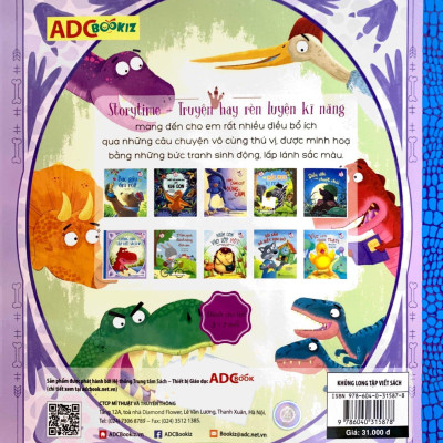 Storytime - Truyện Hay Rèn Luyện Kĩ Năng - Khủng Long Tập Viết Sách