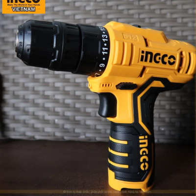 MÁY KHOAN VÀ VẶN VÍT DÙNG PIN 12V (0.8-10MM ) INGCO CDLI12325 - HÀNG CHÍNH HÃNG