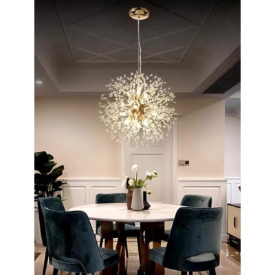 Ảnh thật - Đèn chùm bông tuyết, đèn thả trần tối tân TL045 - ưu đãi bóng led DT